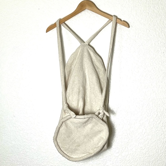 Hard Rock Cafe | Large drawstring burlap backpack Cabo San Lucas - Picture 6 of 8